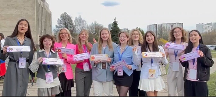 Nos élèves au modèle de l’ONU à MGIMO