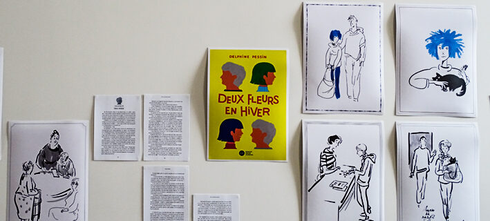 Exposition au CDI – Deux fleurs en hiver